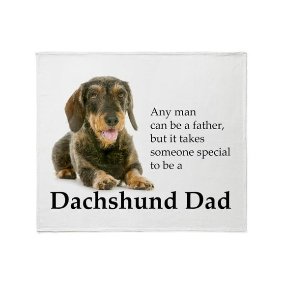 CafePress - Dachshund Dad Throw Blanket - Soft Fleece Throw Blanket, 50"x60" for All Ages