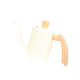 thumbnail image 3 of Hervidor de agua para acampar, hervidor de agua con mango de madera, tetera de cuello de cisne, tetera de goteo para café, hogar, cocina, picnic 350ML, 3 of 9