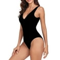 thumbnail image 4 of Tponi One Piece Swimsuit Women One-Piece Elastic Black Swimsuit Clearance L, 4 of 5