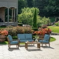 thumbnail image 6 of Arden Selections Outdoor Loveseat Cushion Set 46 x 26, French Blue Texture, 6 of 6
