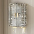 thumbnail image 3 of HUGFEGWE Jewelry Wall Organizer, Transparent Jewelry Wall Box, Large Wall Jewelry Storage Box, Jewelry Cabinet Armoire, Necklace Wall Organizer Box, Gift Jewelry Cabinet Holder for Necklaces, Rings, 3 of 9