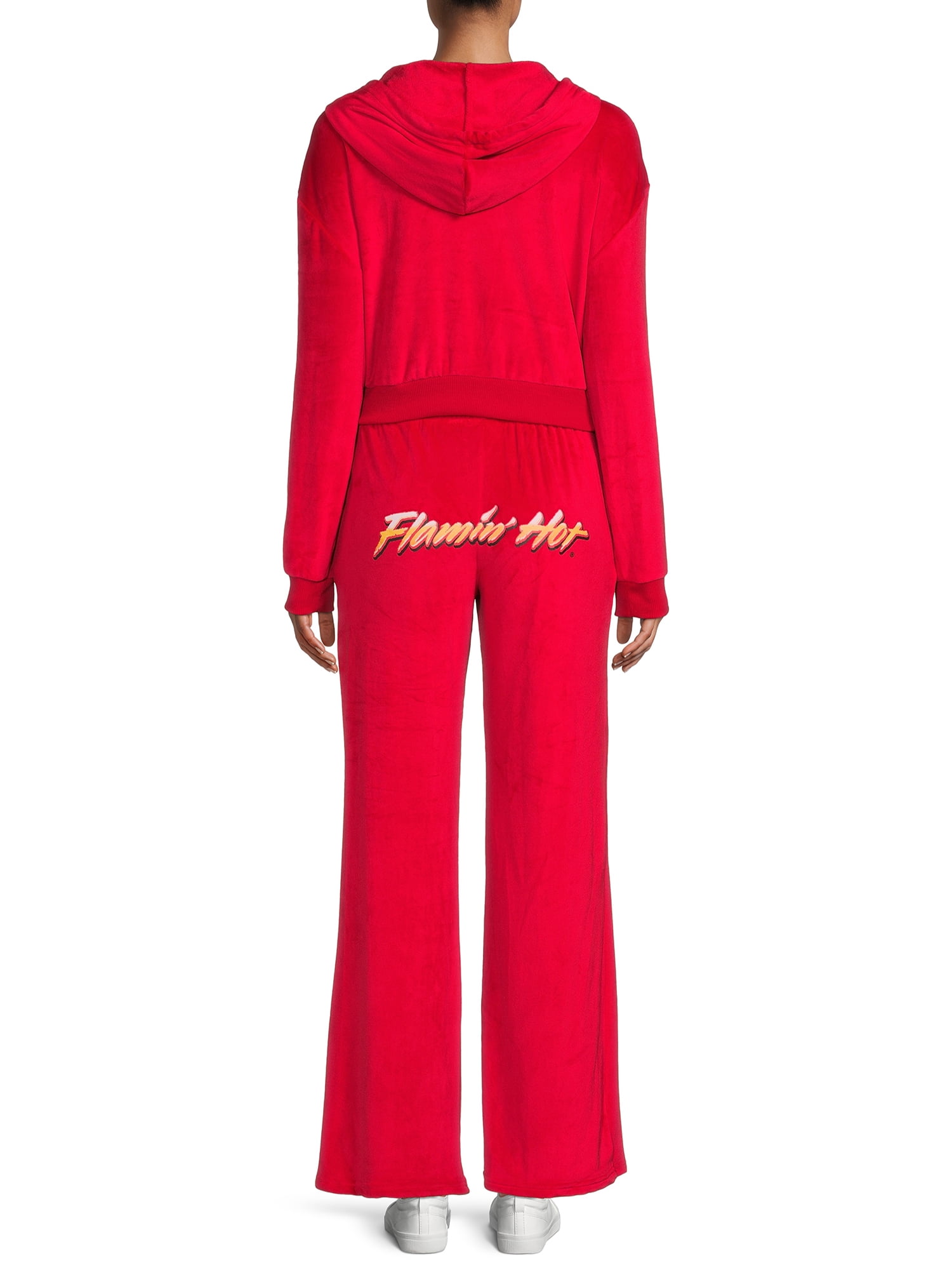 Cheetos Junior's Flamin Hot Velour Hoodie & Pant Graphic Set, 2-Piece