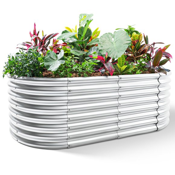 Cama de cultivo elevada Land Guard 122x61x61 cm galvanizada