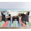 thumbnail image 1 of BalajeesUSA Outdoor Rugs 9x12 ft Large Plastic Patio Green, Orange Affordable Multipurpose Woven Plastic Straw All-Weather Waterproof Reversible Camper mat Backyard Picnic Sports Camps Tent, 1 of 8
