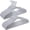 Gray, variant on Plastic Coat Hangers 50-Pack,Non-Slip, Space Saving Closet Hangers for Dorm & Apartment - 360? Rotating, Heavy Duty, Durable (Grey)