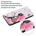 thumbnail image 2 of Dteck for iPhone 15 Pro Case Wallet with Card Holder, Cute Pattern Folio Flip PU Leather Wallet Case for Women Men, Butterfly Girl, 2 of 6