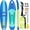 Geometric-Blue, variant on Inflatable Stand Up Paddle Board 10'6", Lightweight &  with 3-Fin Maneuverability, Complete Paddleboard Accessories for Adults & Youth, Ideal Outdoor