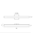thumbnail image 2 of Sonneman  Lighting SQ-bar Polished Chrome 24-inch LED Vanity, 2 of 4