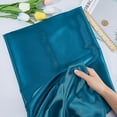 thumbnail image 3 of Satin Photography Background Silk Dark Cyan Polyester Material Seamless Glossy Fabric Cloth Backdrops for Jewelry Cosmetics Food Photoshoot Artistic Portrait Props Flat Lay 59x39 inch Cyan, 3 of 9