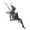 Brown, variant on Sitting Fairy Statue Garden Ornament Resin Craft Landscaping Yard Decoration Home Garden Decoration Outdoor Large Size