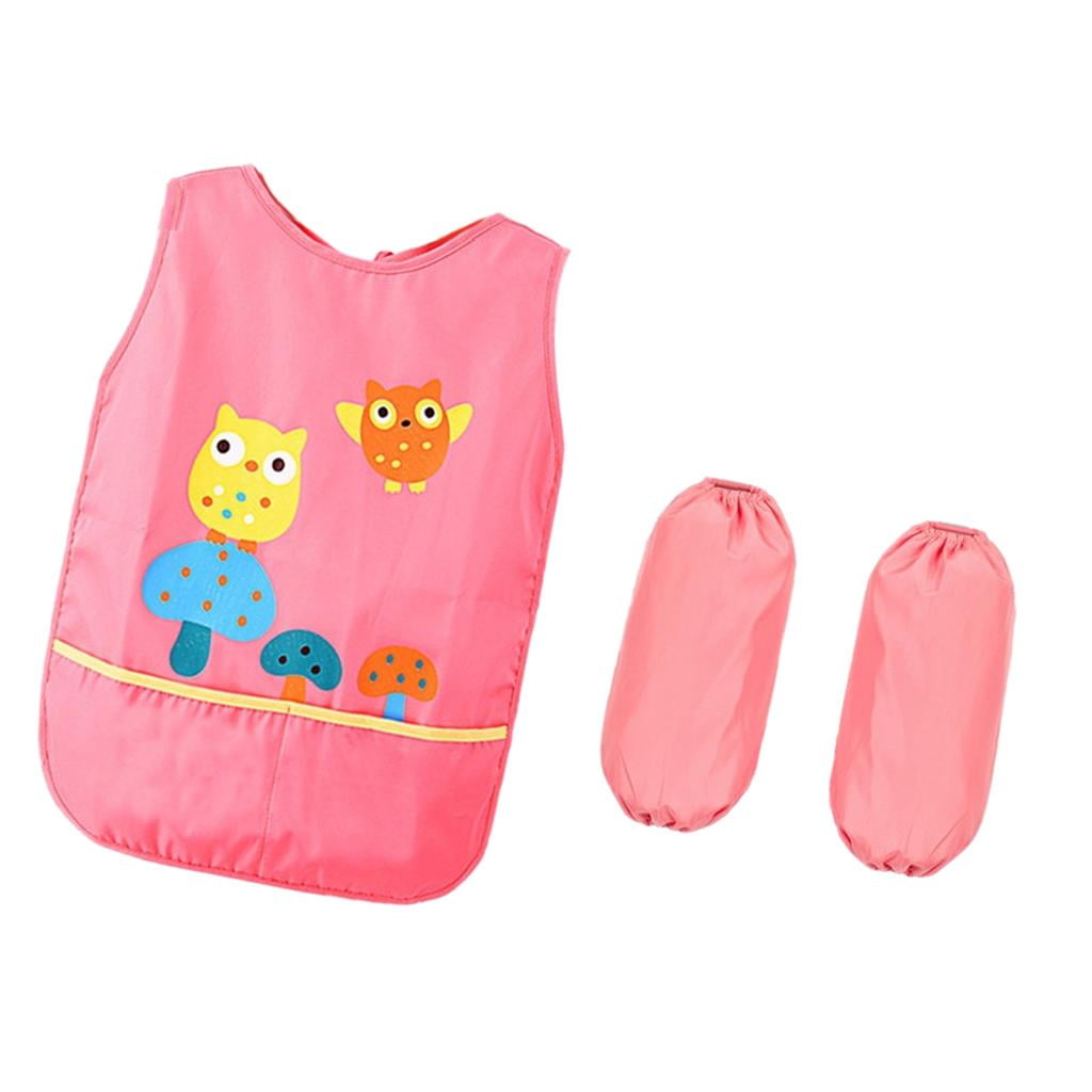 Rosy Children Art Smock, Kids Craft Smock, Waterproof Painting Apron