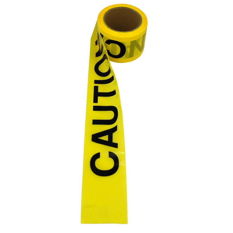 HY-KO Yellow Safety and Caution Tape, 3