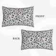 thumbnail image 2 of Fuzoiu Mallard Ducks Wild Birds1 Print Fuzzy Pillowcases, Super Soft Pillow Case Cover with Zipper for Bedroom, Sofa, Couch,Cozy Pillow Shams for All Seasons-20"x30", 2 of 6