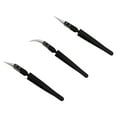 thumbnail image 2 of 3Pcs Anti-Static Reverse Ceramic Tweezer IC SMD SMT Reverse Tweezers Heat 1000 Degrk4039, 2 of 7