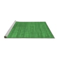 thumbnail image 2 of Ahgly Company Machine Washable Indoor Rectangle Abstract Emerald Green Contemporary Area Rugs, 7' x 9', 2 of 4