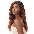 thumbnail image 2 of Outre HD Melted Hairline Lace Front Wig Chloris (Color:DR2/GINGER BROWN), 2 of 5
