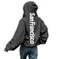 thumbnail image 4 of Bigetiay Girls City Print Pullover Hoodie Long Sleeve Warm Outdoor Casual Sweatshirt for Fall Winter 9-10 Years, 4 of 9