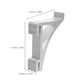 thumbnail image 2 of 10Pcs Freezer Clamp Cooler Shelf Clip Freezer Shelf Fixing Bracket Cooler Shelf Clip Freezer Clip, 2 of 5