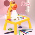 thumbnail image 4 of Multi-function Drawing Table Learning Desk with Music Function Trace and Draw Projector Art Drawing Board 24 Patterns Projection Tracing Painting Table Projection Sketchpad (Yellow), 4 of 8