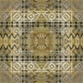 thumbnail image 3 of Nan 12x12 Black Modern Framed Museum Art Print Titled - Kaleidoscope Tribal, 3 of 5
