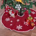 thumbnail image 4 of Falda de árbol de Navidad N&T NIETING roja 76 cm, 4 of 7