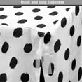 thumbnail image 4 of Grunge Dog Crate Cover, Geometric Circle Splashes Smudges Hand Drawn Murky Polka Dots Monochrome, Easy to Use Pet Kennel Cover Small Dogs Puppies Kittens, 7 Sizes, Charcoal Grey White, by Ambesonne, 4 of 6