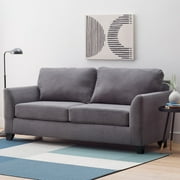 Gap Home Upholstered Curved Arm Sofa, Charcoal