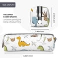 thumbnail image 3 of Honeii Dinosaur Pattern Pencil Case, Pencil Pouch, Pencil Case Small, Pencil Pouch Aesthetic, PVC Pencil Pouch, Pencil Bag, Makeup Pouch, 3 of 7
