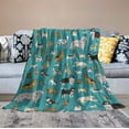 thumbnail image 2 of Animal Dog Blanket for Boys Girls, Dog Lovers Gifts, Fleece Dog Throw Blanket for Kids Adults,Super Soft Warm Blanket Lightweight Flannel Blankets for Bed Couch (50"x40", Animal Dog), 2 of 6