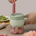 thumbnail image 4 of Trituradora de verduras de chile , máquina trituradora de jengibre con carga USB, verduras eléctrico, trituradora de Sunnimix Picadora de ajo eléctrica, 4 of 8