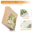 thumbnail image 5 of Yayeee Napkin Holder for Table Kitchen Paper Tissue Organization, Yellow Floral Rabbit, 5 of 8