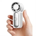 thumbnail image 2 of Mini Ventilador Portátil de Mano, 3,5 Pulgadas, 16900 RPM, Turbo de Alta Velocidad con Pantalla LED, Ideal para Mujeres, Niñas y Hombres, Viajes y Exteriores., 2 of 5