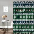 thumbnail image 2 of Shangniulu Shower Curtain for Bathroom with Hooks,Without Odor Polyester Fiber Material,Xmas Tree Snowflakes Bathroom Decorative Shower Curtains Water Repellent Washable White, 2 of 7