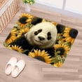 thumbnail image 5 of Panda Polyester Non-Slip Machine Washable Bath Rugs Office Mat Floor Mats, 5 of 6