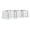 Clear, variant on SONGMY 10' x 3' x 2.5' Mini Greenhouse, Portable Tunnel Green House with Roll-Up Zippered Doors, UV Waterproof Cover, Steel Frame, Clear