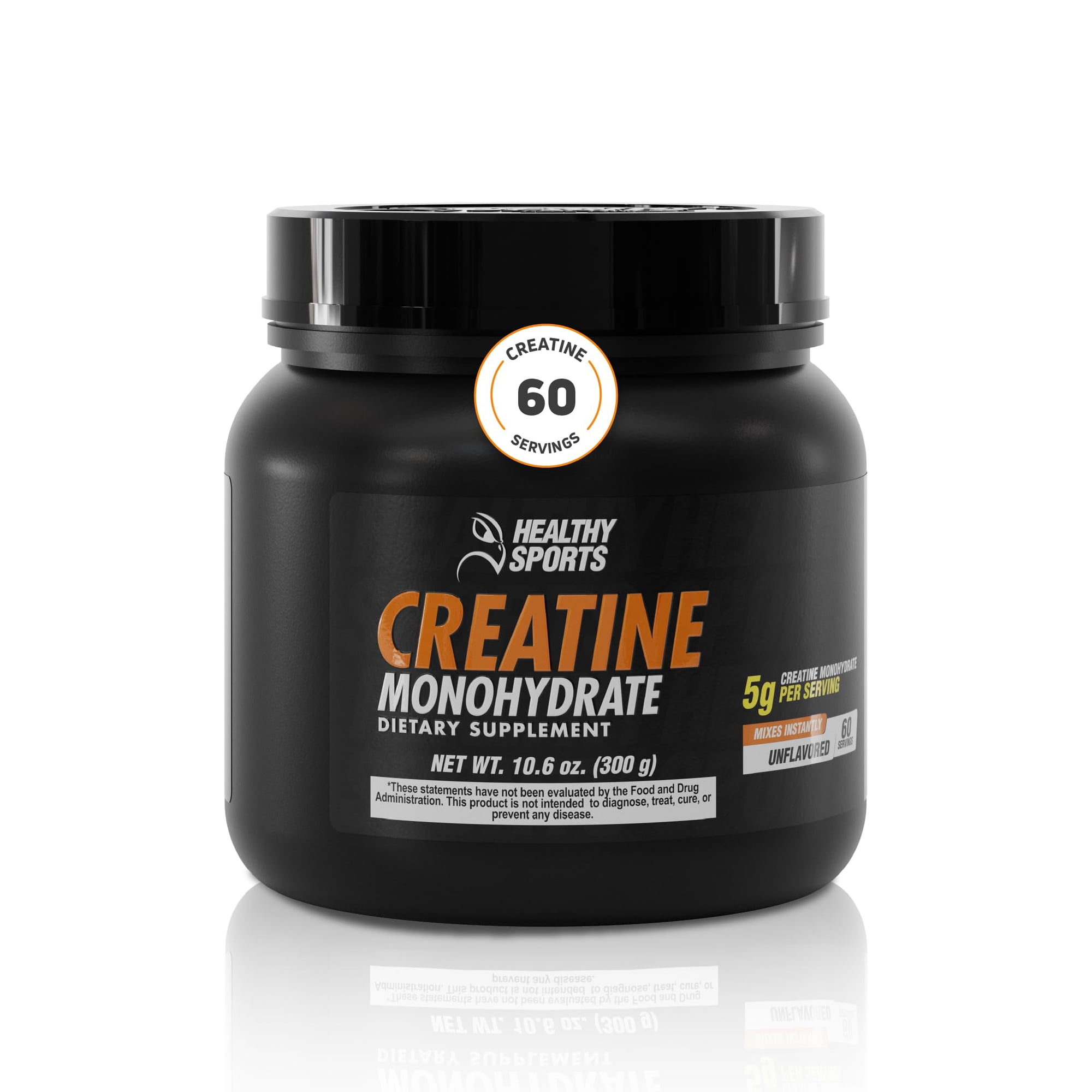 BEN’FIT Creatine Monohydrate Powder Unflavored 5g 300g 60 Servings