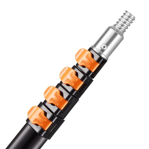 Adjustable Telescoping Pole 4.66-19 FT, Extendable Painting Pole with Locking Mechanism, Cleaning Tool for High Reach