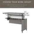 thumbnail image 3 of Pemberly Row 3 Position Sit to Stand Return in Platinum Gray - Engineered Wood, 3 of 5