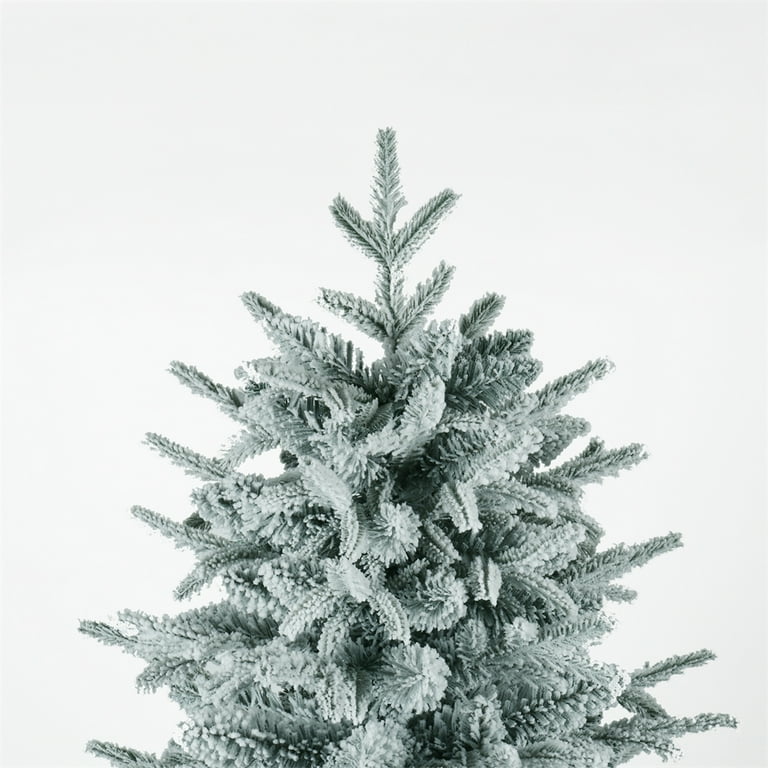 【SEVEN SNOW さま】* christmas tree ❀ ツリー 7 FT Snow Flocked Christmas Tree, Unlit Artificial Hinged