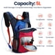thumbnail image 4 of Mochila de Hidratación para Niños Shinylin con Bolsa de Agua de 1.5L Roja, 4 of 6