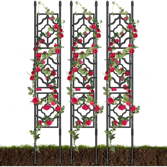 Kalolary Garden Trellis for Climbing Plants, Rustproof Vine Support Frame for Outdoor & Indoor Use, Ideal for Fruits, Vegetables, Flowers, and Potted Plants