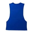 thumbnail image 6 of Xioeram Summer Men Vest Solid Color Sleeveless O Neck Thin Sweat Absorption Quick Dry Loose Deep Armpit Fitness Workout Jogging Tank Top, 6 of 8