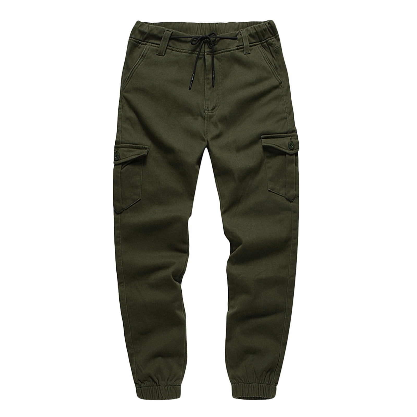 Virmaxy Men's Hiking Tactical Pants Taper Cargo Pants Long Casual
