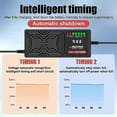 thumbnail image 4 of 60V 20AH Electric Vehicle Charger 7 Light Display Power Display Current Leakage Protection/Full Pulblack, 4 of 5