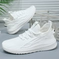 thumbnail image 6 of Mepaouo Running Shoes for Men Tennis Athletic Mesh Sneakers Walking Slip on Casual Sports Shoes(White,8), 6 of 8