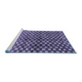 thumbnail image 2 of Ahgly Company Machine Washable Indoor Rectangle Abstract Blue Modern Area Rugs, 3' x 5', 2 of 4