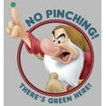 thumbnail image 2 of Men's Snow White and the Seven Dwarfs Grumpy St. Patrick's Day No Pinch There is Green There Graphic Tee Athletic Heather 2X Large, 2 of 5