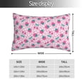 thumbnail image 2 of Zufioo Cherry Strawberry Print Double-Sided Throw Pillow Cover, Pillow Protector Home Decor - With Hidden Zipper, Suitable for Bedroom, Living Room, Car Interior-20"x30", 2 of 6