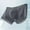 Gray, variant on Men's Lace Trim Ice Silk Underwear Ultra-thin Breathable Boxer Briefs Solid Color Stretch Underpants