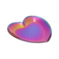 thumbnail image 1 of Nail Art Tips Plate,1 Nail Art Display Board Stainless Steel Heart Shape Cosmetic Makeup Manicure Tips Color Mixing Palette, 1 of 8